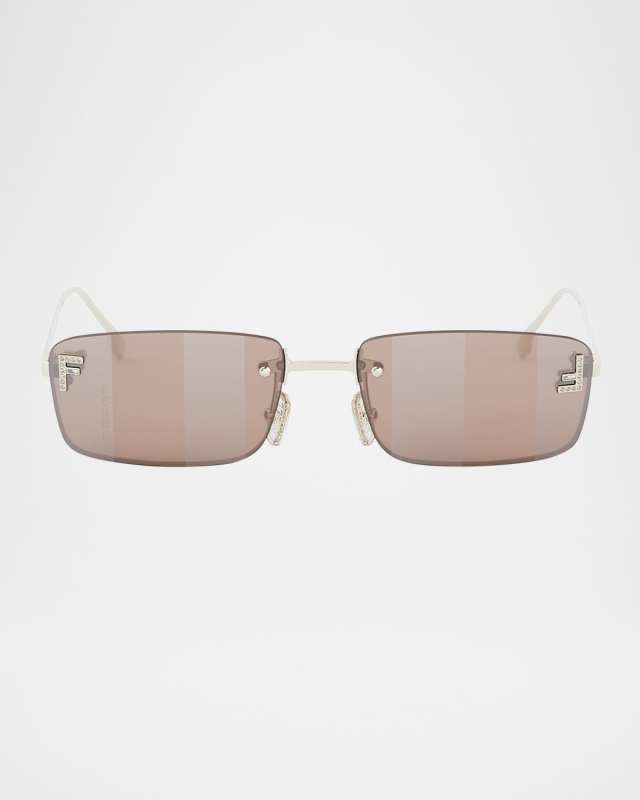 Fendi First Crystalized Logo Sunglasses